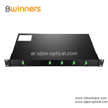 1x16 الألياف PLC الفاصل مع جبل الرف 1U 19